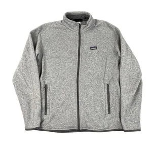 Chaqueta Patagonia Para Hombres Grande Gris Mejor Suéter Polar Cremallera Completa Senderismo Gorpcore - Imagen 1 de 9