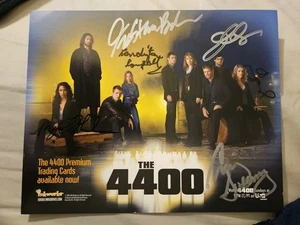 The 4400 Cast Signed Photo x6  SDCC Jeffrey Combs Megalyn Echikunwoke Sweeny - Picture 1 of 7