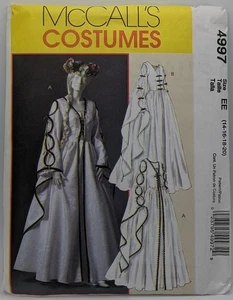 McCall's 4997 Medieval Renaissance Princess Bride Costume Sewing Pattern Sz EE - Picture 1 of 5