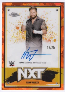 Hank Walker | On-Card Autograph | Orange Sapphire 12/25 | WWE 2025 Topps Chrome - Bild 1 von 2