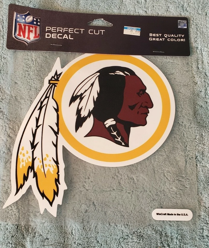 Washington Redskins 8x8 Die Cut Decal NFL Football Vinyl Auto Window Team Film - Image 1 of 1