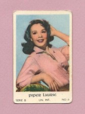1952 Dutch Gum Card Serie B #6 Piper Laurie