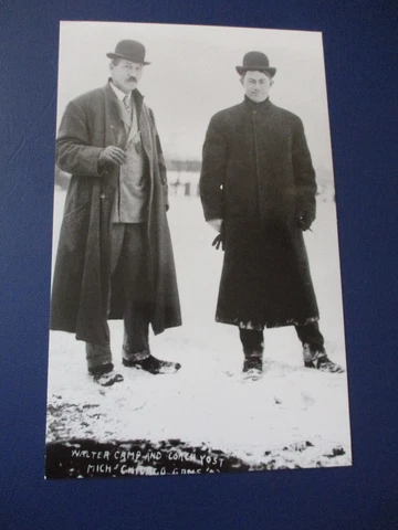 1903 Walter Camp & Fielding Yost Michigan  Postcard Official Reproduction * Cover