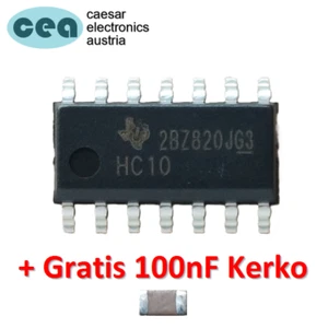 74HC10 74HC HC10, Triple 3-Input NAND gates, SMD SOIC-14 [1~100 Stück/piece] - Bild 1 von 7