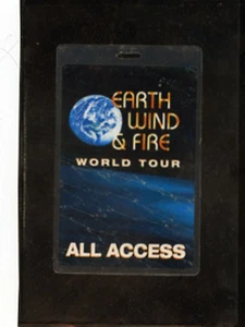 Earth Wind & Fire - World Tour 2002 Laminate All Access pass - Picture 1 of 1