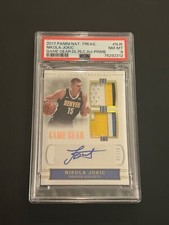 2017-18 National Treasures GG Dual Relic Auto  Prime Nikola Jokic 7/10 POP 1 !🔥