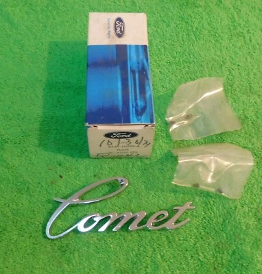 Mercury Comet 1971 1972 nuevo guardabarros delantero 'cometa' emblema placa de identificación Foto 1 de 4