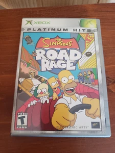 Simpsons Road Rage (Microsoft Xbox, 2001) Platinum Hits CIB Tested - Picture 1 of 3