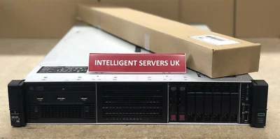 HPE DL385 Gen10 2x EPYC 7451 256GB 2x 480GB SSD 2x 640SFP P408i-A 2U Rack Server - Image 1 of 2