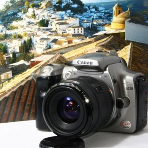 Canon EOS Digital Rebel/300D/Kiss Digital Argent Objectif 35-70mm [Exc+++] [980] - Photo 1 sur 4