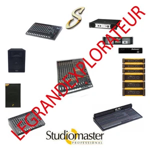 Ultimate Studiomaster Operation & Service Schematics Manuals 180 PDF manual DVD - Foto 1 di 1