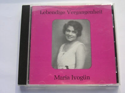 Maria Ivogün * Lebendige Vergangenheit * Preiser  CD - Bild 1 von 3