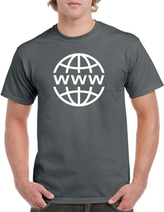 **NEW DESIGN** "WWW" WORLD WIDE WEB LOGO T-SHIRT THAT'S EPIC TECH FAN - Picture 1 of 1