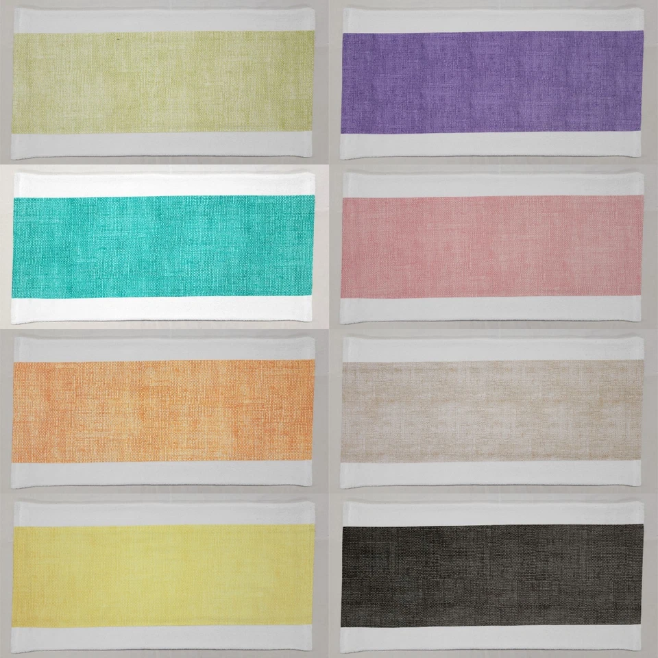 Alfombra de baño de felpa de arpillera sintética (8 colores disponibles) Foto 1 de 1