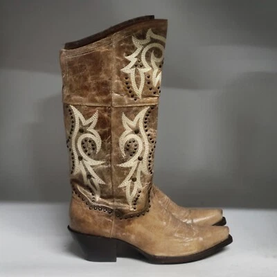 Bota Western Dan Post Forsaken marrón para mujer talla 8,5 M Foto 1 de 4