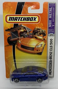2006 Caja de cerillas MERCEDES-BENZ CLS 500 #20 (Azul) Mattel Asst 30782 Sellado ¡NUEVO! - Imagen 1 de 7
