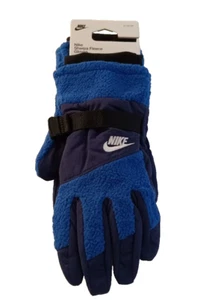 Men's Nike Air Sportswear Sherpa Fleece Gloves in Blue Size XL, New w/Tags - Picture 1 of 7