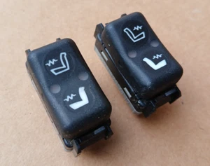 Mercedes W126 W124 R129 '86-91 OEM Console Mounted Heated Seat Switches (2) - Bild 1 von 5