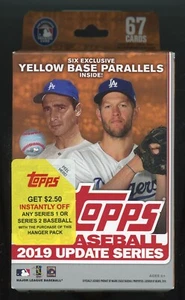2019 Topps MLB Baseball Walgreens Hanger Box Yellow Parallels Factory Sealed NEW - Picture 1 of 2