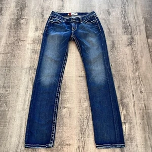 BKE Kate Skinny Stretch  Buckle Jeans Womens 27 X 31 Denim - Picture 1 of 13