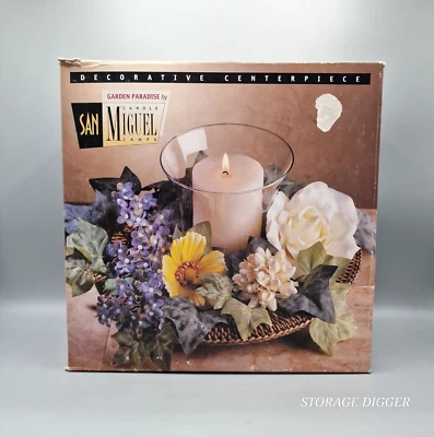 VTG San Miguel Saratoga Decorative Centerpiece Lighting Display Candles Plate - Image 1 of 4