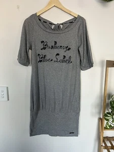 BURBERRY Blue Label Grey Shirt Dress SIZE 38 EU/6 AU UK/4 US Japan Lounge Casual - Picture 1 of 10