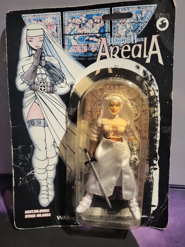 Vintage 1997 Ben Dunn's Warrior Nun Areala Holy White Action Figure NOS Cover