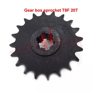 T8F 20T Front Pinion Sprocket For 43cc 47cc 49cc Mini Dirt Bike Clutch Gear Box - Picture 1 of 6