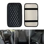Black Universal Car Faux Leather Central Armrest Box Console Cover Pad Useful