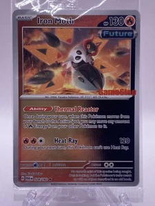 Pokémon TCG Paradox Rift Iron Moth 028/182 - GameStop Stamped Promo SEALED - Picture 1 of 3