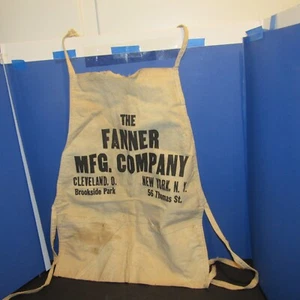 Vintage Fanner Manufacturing Cleveland Ohio NY NY Factory  Apron - Picture 1 of 6