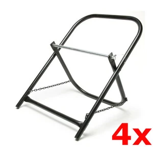 4 Pack Lot Portable Steel Folding Cable Caddy Reel Spool Holder Tube Wire Puller - Picture 1 of 3