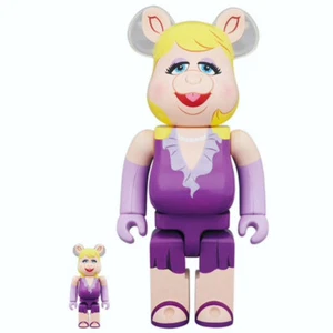 Selten! Medicom The Muppets Miss Piggy 100% & 400% Bearbrick Be@rbrick Figurenset - Bild 1 von 3