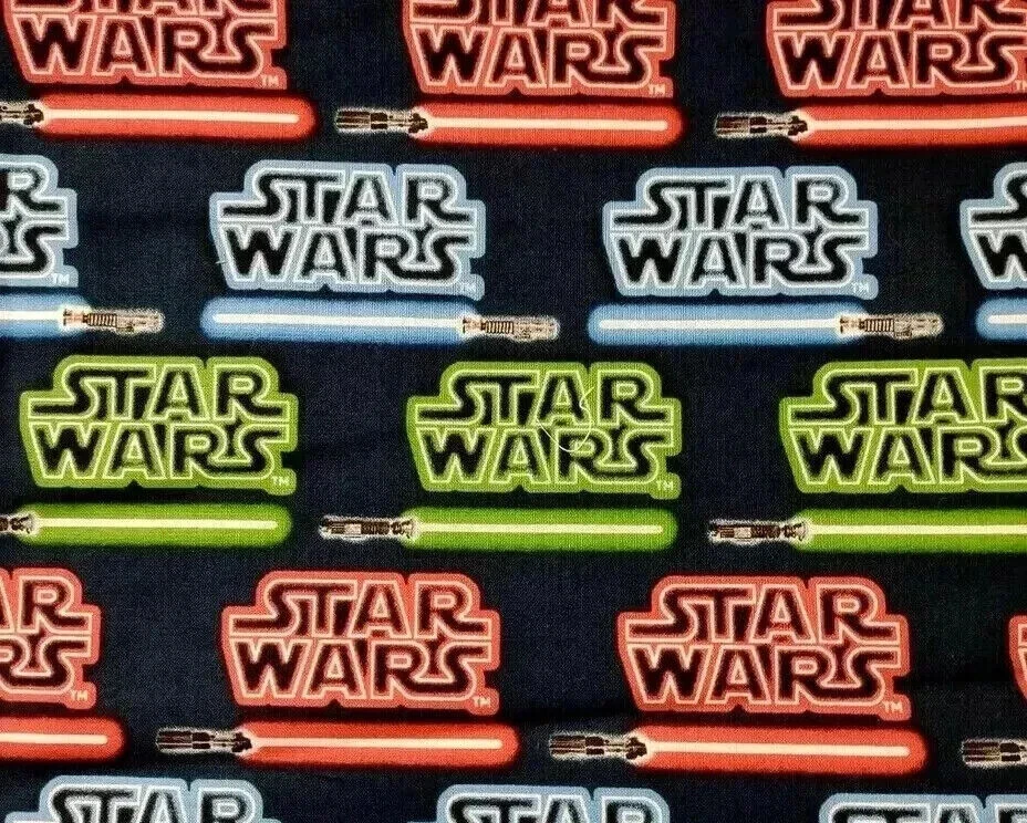 star wars logo fun fabric length piece 21 x 11 inch new - Image 1 of 2