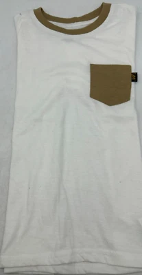 Lee белый с желтовато-коричневый карман и отделка футболка детский размер 7 - Изображение 1 из 4