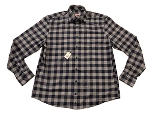 Camisa con botones Johnnie-O Brian Hangin Out para hombre, azul crepúsculo, talla grande - Imagen 1 de 10