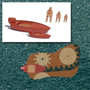 HO Scale Accessories - 5480 - Lake with moving boat - Suitable for HO/N/TT Scale - Picture 1 of 3