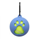 3/4Pcs Pet Paw Print Ball Holder Storage Silicone Dog Training Toy Cover Tennis