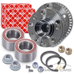 FEBI BILSTEIN 2x RADLAGER +RADNABE VORNE FÜR VW CORRADO GOLF 3 VR6 GTI PASSAT - Bild 1 von 5