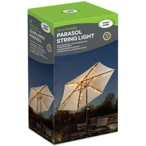 Smart Garden Outdoor Solar Powered Parasol String Lights 72 Cosy Warm White LED - Picture 1 of 1