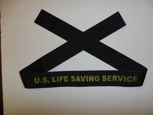e3795 U.S. Life Saving Service Hat Tally IR42D - Picture 1 of 3