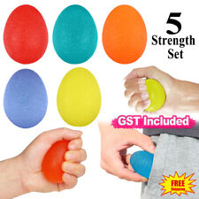 5PCS Silicone Squeeze Grip Ball Hand Finger Exercise Stress Relief Therapy Ball