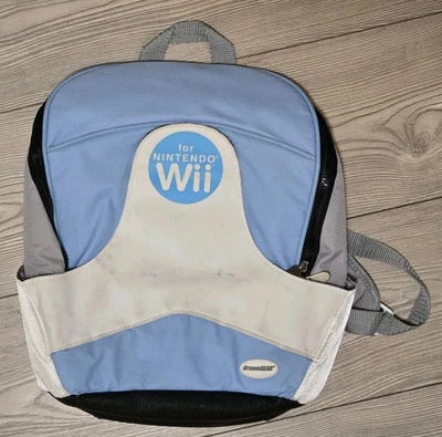 Mochila de Viaje Nintendo Wii dreamGear Bolso Azul/Blanco *Necesita Limpieza* Foto 1 de 3