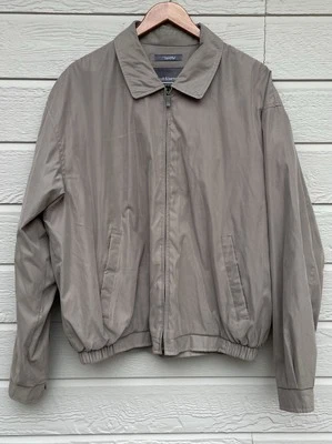 Chaqueta Croft & Barrow Cremallera Completa Ultimate Stain Defense Gris Ligera Para Hombre XL Foto 1 de 4