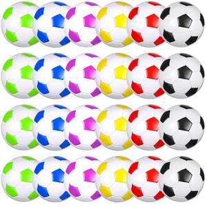 Soulchen 48 Stück Fußball Bulk mit Pumpe Deflated Official Size Sport Socce... - Bild 1 von 6