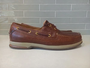 Mens Sperry Top Sider Gold Cup A/O 2-Eye Tan Leather Boat Shoes US size 13 W - Picture 1 of 14