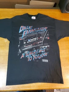 Dale Earnhardt Tough Act To Follow 1999 NASCAR Shirt Sz Large Double Sided - Picture 1 of 8