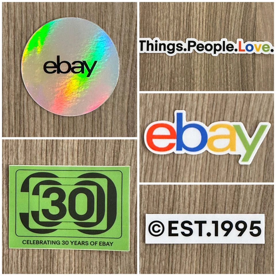 Authentic eBay Celebrating 30 Years Sticker PICK & CHOOSE Design Decal Rare - Image 1 of 1