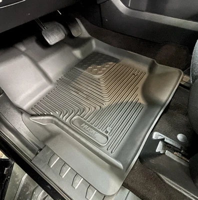 Husky Liner WeatherBeater Black Front Floor Liners for 2015-2025 Ford F150 Crew - Image 1 of 4