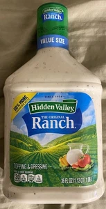 Hidden Valley Original Ranch Salad Dressing and Topping, 36 Ounce Bottle - Picture 1 of 3